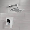 Mario Shower Faucet Set with 8" Rain Shower Head - Stellar Hardware and Bath 