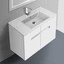 32 Inch Vanity Cabinet With Fitted Sink - Stellar Hardware and Bath 