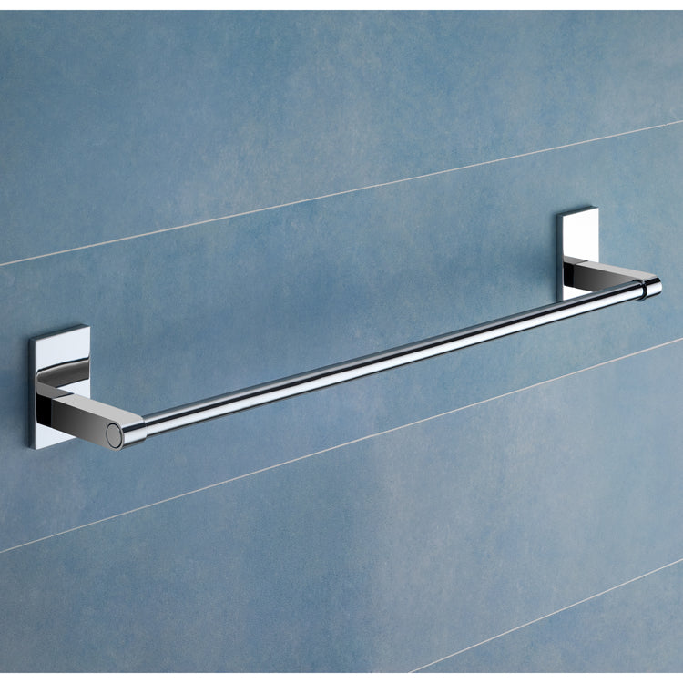 Maine 18 Inch Polished Chrome Towel Bar - Stellar Hardware and Bath 