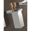 Wall Mounted Square Polished Chrome Toothbrush Holder - Stellar Hardware and Bath 