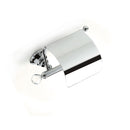 Smart Light Chrome Brass Covered Toilet Roll Holder with Crystal - Stellar Hardware and Bath 