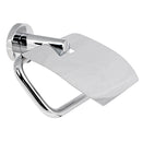 Demetra Chrome Toilet Paper Holder With Cover - Stellar Hardware and Bath 