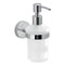 Eros Frosted Glass Soap Dispenser With Wall Mount - Stellar Hardware and Bath 