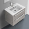 24 Inch Vanity Cabinet With Fitted Sink - Stellar Hardware and Bath 