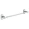 Febo 18 Inch Polished Chrome Rounded Towel Rail - Stellar Hardware and Bath 