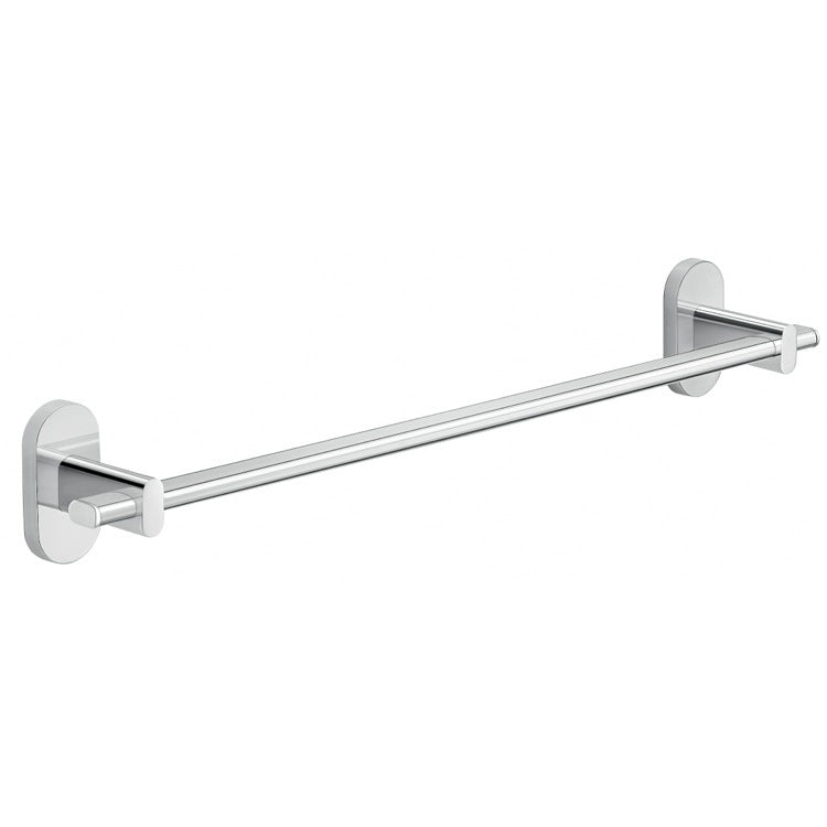 Febo 18 Inch Polished Chrome Rounded Towel Rail - Stellar Hardware and Bath 