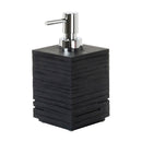 Quadrotto Modern Grey Countertop Soap Dispenser - Stellar Hardware and Bath 