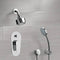 Orsino Chrome Shower System with Multi Function Shower Head and Hand Shower - Stellar Hardware and Bath 