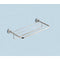 Ascot Polished Chrome Towel Shelf With Towel Bar - Stellar Hardware and Bath 