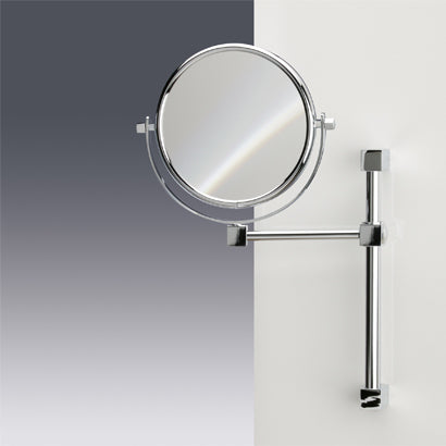 Double Face Mirrors Wall Mounted Double Face 3x, 5x, or 7x Brass Magnifying Mirror - Stellar Hardware and Bath 
