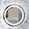 Glimmer 24 Inch Illuminated Circular Vanity Mirror - Stellar Hardware and Bath 
