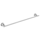 Genziana Modern Chrome 24 Inch Towel Bar - Stellar Hardware and Bath 