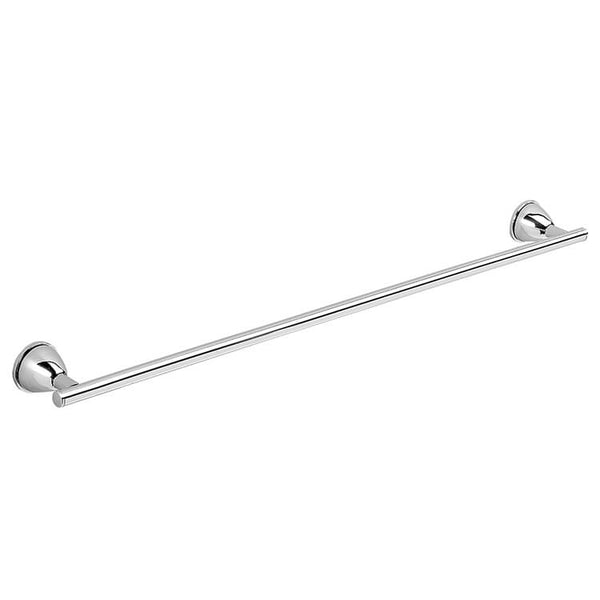 Genziana Modern Chrome 24 Inch Towel Bar - Stellar Hardware and Bath 