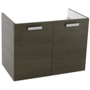 30 Inch Wall Mount Grey Oak Bathroom Vanity Cabinet - Stellar Hardware and Bath 