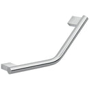 Canarie Decorative Round Chrome 13 Inch Wall Mounted Angled Grab Bar - Stellar Hardware and Bath 