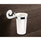 Wall Mounted Frosted Glass Toothbrush Holder With Chrome Mounting - Stellar Hardware and Bath 