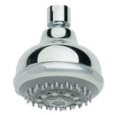 Water Therapy 3.6" Satin Chrome Shower Head With 4 Functions and Jet - Stellar Hardware and Bath 