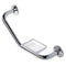 Chrome Shower Grab Bar with Soap Holder - Stellar Hardware and Bath 