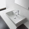 Teorema Rectangular White Ceramic Drop In Sink - Stellar Hardware and Bath 