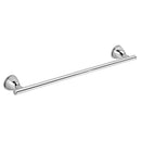 Genziana Modern Chrome 14 Inch Towel Bar - Stellar Hardware and Bath 