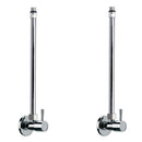 Plumbing Accessories Pair Of Angle Valves With Bendable Copper Pipe - Stellar Hardware and Bath 