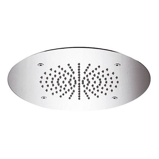 Wellness Chrome 16" Flush Ceiling Mount Rain Shower Head - Stellar Hardware and Bath 