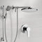 Galiano Chrome Shower Set With Rain Shower Head and Hand Shower - Stellar Hardware and Bath 