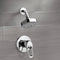 Mario Chrome Shower Faucet Set with Multi Function Shower Head - Stellar Hardware and Bath 