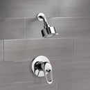 Mario Chrome Shower Faucet Set with Multi Function Shower Head - Stellar Hardware and Bath 