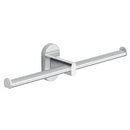 Febo Wall Mounted Chrome Double Toilet Paper Holder - Stellar Hardware and Bath 