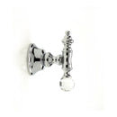 Smart Light Brass Robe Hook with Crystal - Stellar Hardware and Bath 