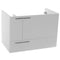 31 Inch Wall Mount Glossy White Bathroom Vanity Cabinet - Stellar Hardware and Bath 