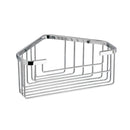 Wire Chrome Wire Corner Shower Basket - Stellar Hardware and Bath 