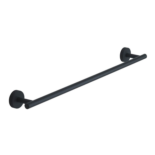 Eros 24 Inch Matte Black Towel Bar - Stellar Hardware and Bath 