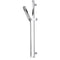 Wellness 28 Inch Sliding Rail Hand Shower Set With Sleek Hand Shower - Stellar Hardware and Bath 