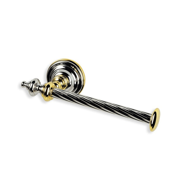 Giunone Classic-Style Brass Toilet Roll Holder - Stellar Hardware and Bath 