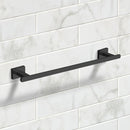 General Hotel 18 Inch Matte Black Towel Bar - Stellar Hardware and Bath 