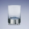 Round Plain Crystal Glass Tumbler - Stellar Hardware and Bath 