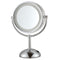 Glimmer Double Face Round 3x Makeup Mirror - Stellar Hardware and Bath 