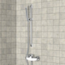 Rendino Chrome Slidebar Shower Set With Hand Shower - Stellar Hardware and Bath 