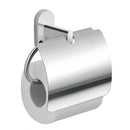 Febo Chrome Toilet Paper Holder With Cover - Stellar Hardware and Bath 