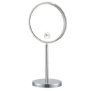 Glimmer Double Sided Free Standing 3x Makeup Mirror - Stellar Hardware and Bath 