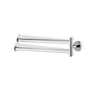 Holiday 14 Inch Chrome Swivel Double Towel Bar - Stellar Hardware and Bath 