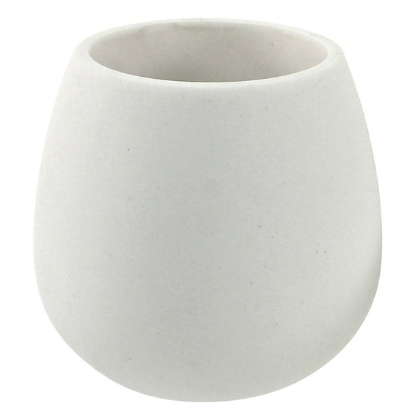 Toothbrush Holder Made From Thermoplastic Resins and Stone In White Finish - Stellar Hardware and Bath 