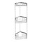 Wire Wire Corner Triple Shower Basket - Stellar Hardware and Bath 