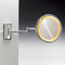 Incandescent Mirrors Wall Mount One Face Lighted 3x or 5x Brass Magnifying Mirror - Stellar Hardware and Bath 