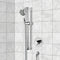 Autunno Chrome Thermostatic Slidebar Shower Set With Multi Function Hand Shower - Stellar Hardware and Bath 