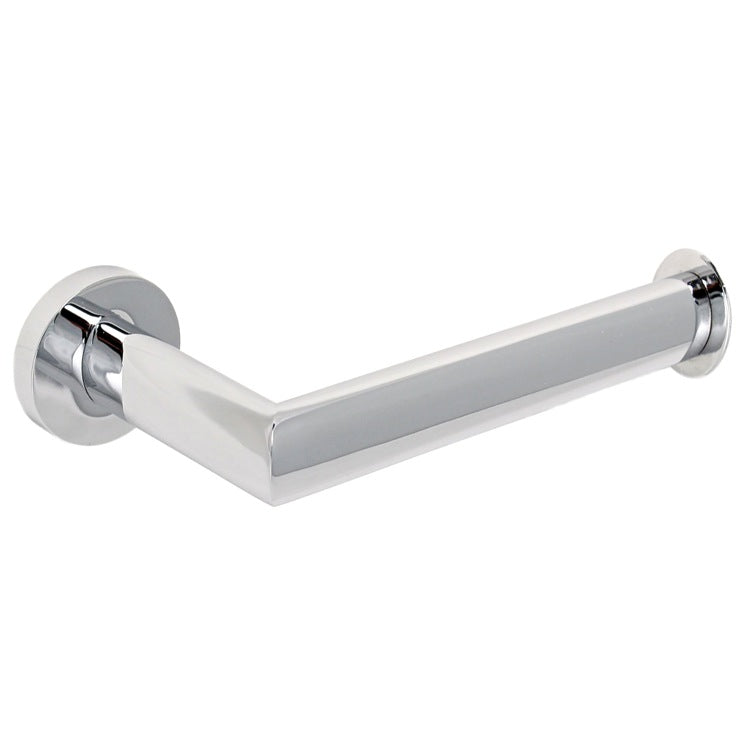 Demetra Polished Chrome Round Toilet Paper Holder - Stellar Hardware and Bath 