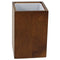 Brown and Square Bathroom Tumbler in Wood - Stellar Hardware and Bath 