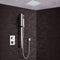 Autunno Chrome Thermostatic Shower System with 13" Rain Ceiling Mount Shower Head and Hand Shower - Stellar Hardware and Bath 